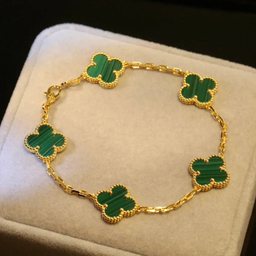 GREEN CLOVER BRACELET