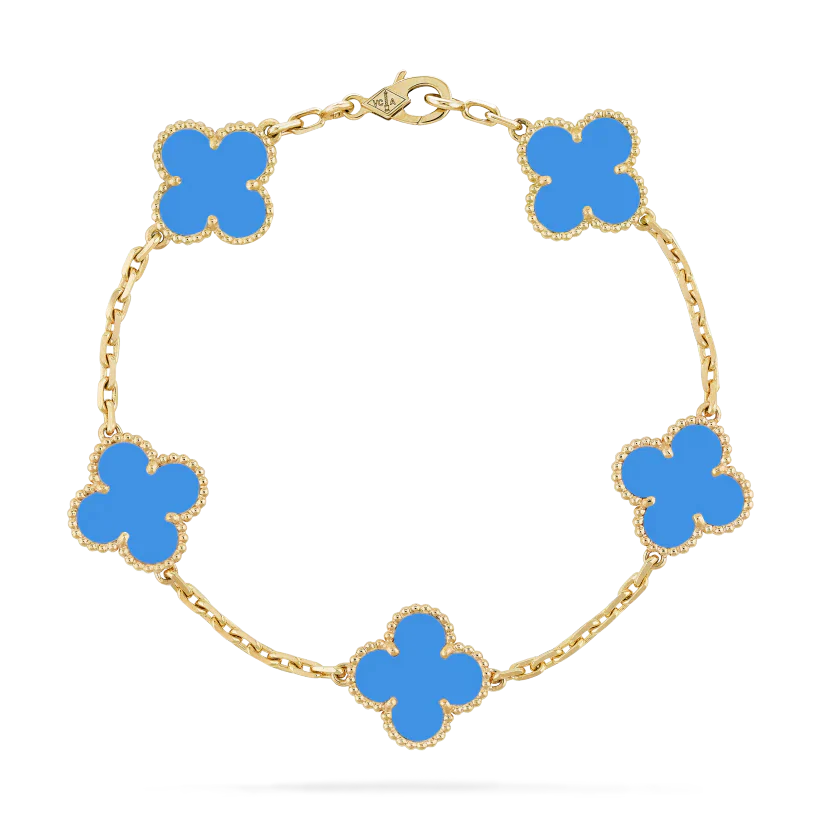 BLUE CLOVER BRACELET