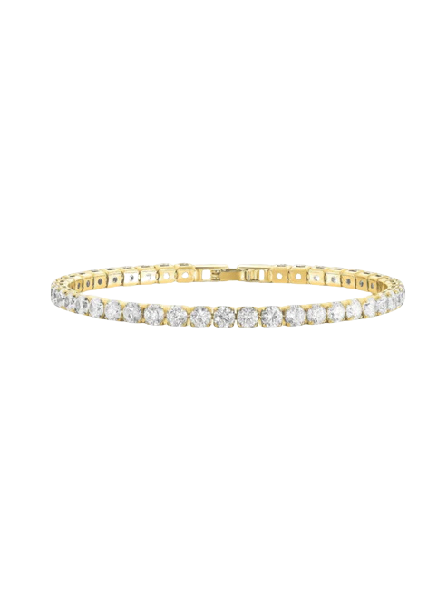 Round Cut Zirconia Tennis Bracelet