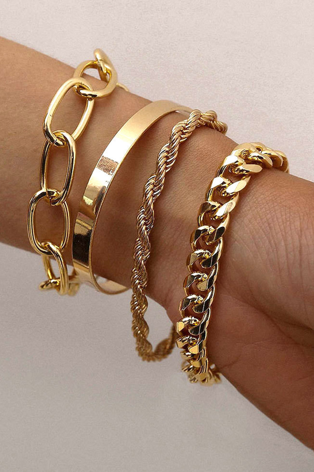 CUBAN NECKLACE SET – 4 DESIGNS