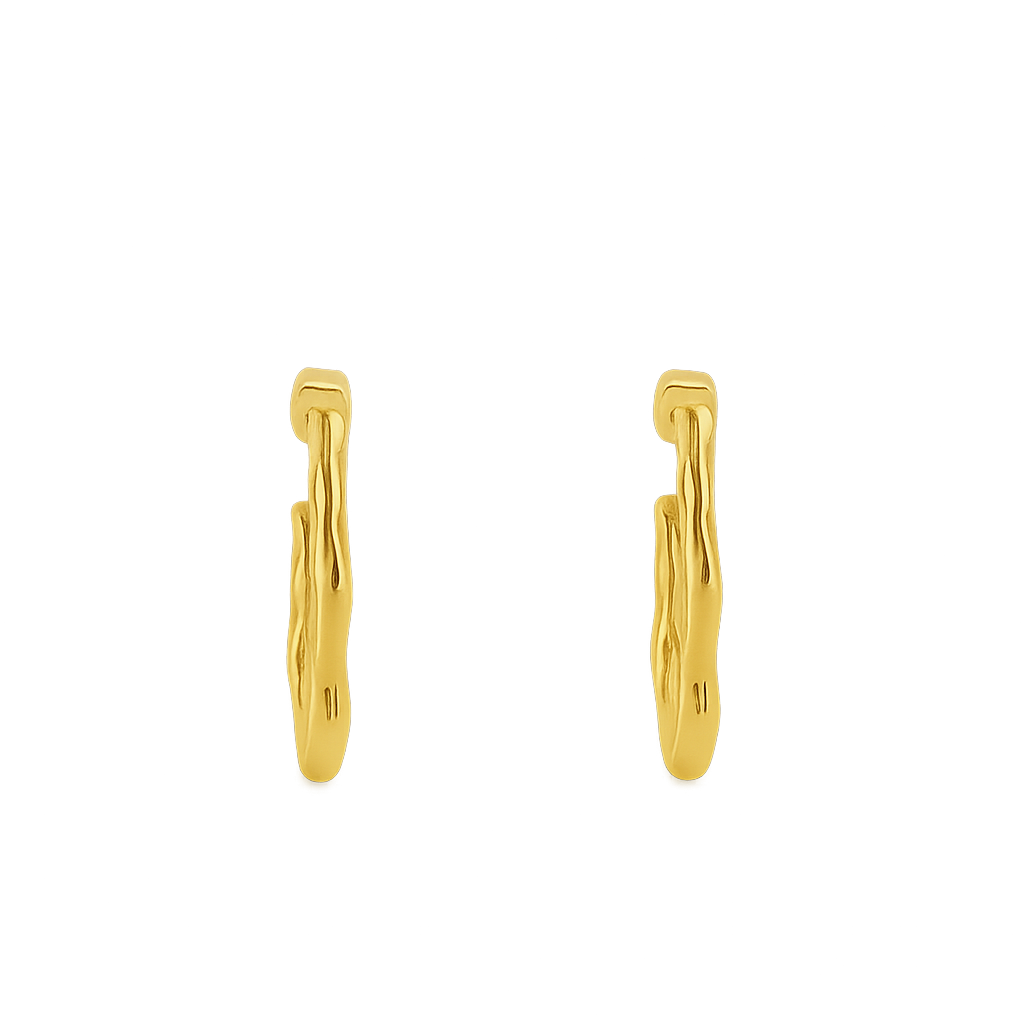 ZEPHYR HOOP EARRINGS - GOLD