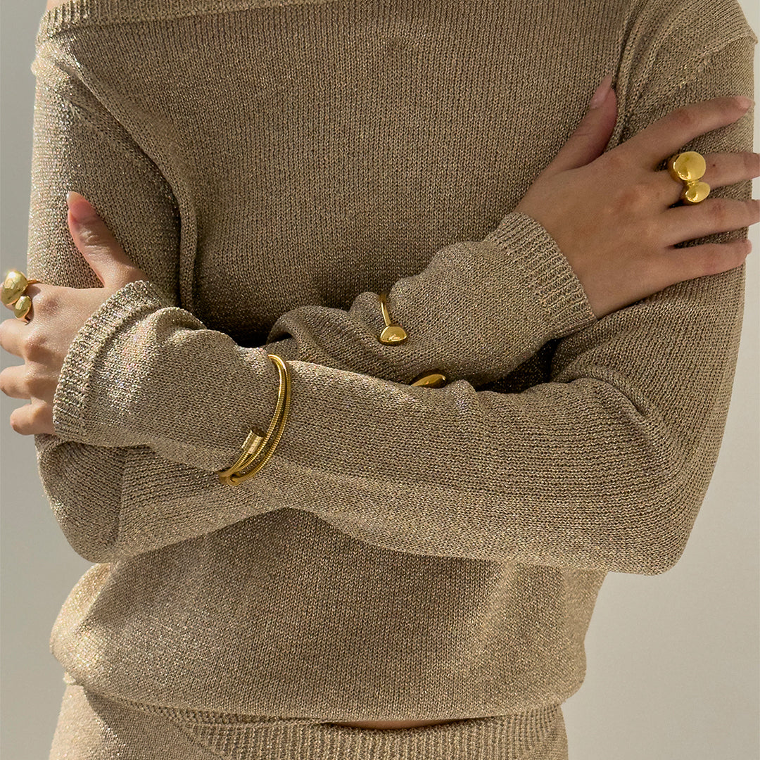 WIRE BRACELET GOLD