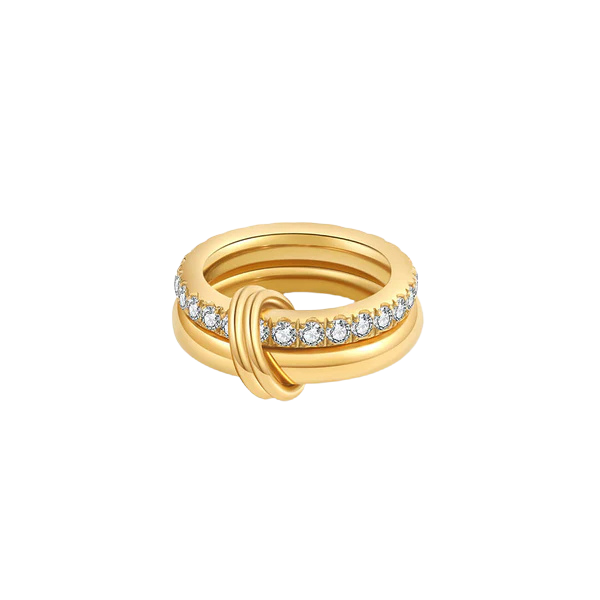 Aeliana Stacked Sparkling Band Ring