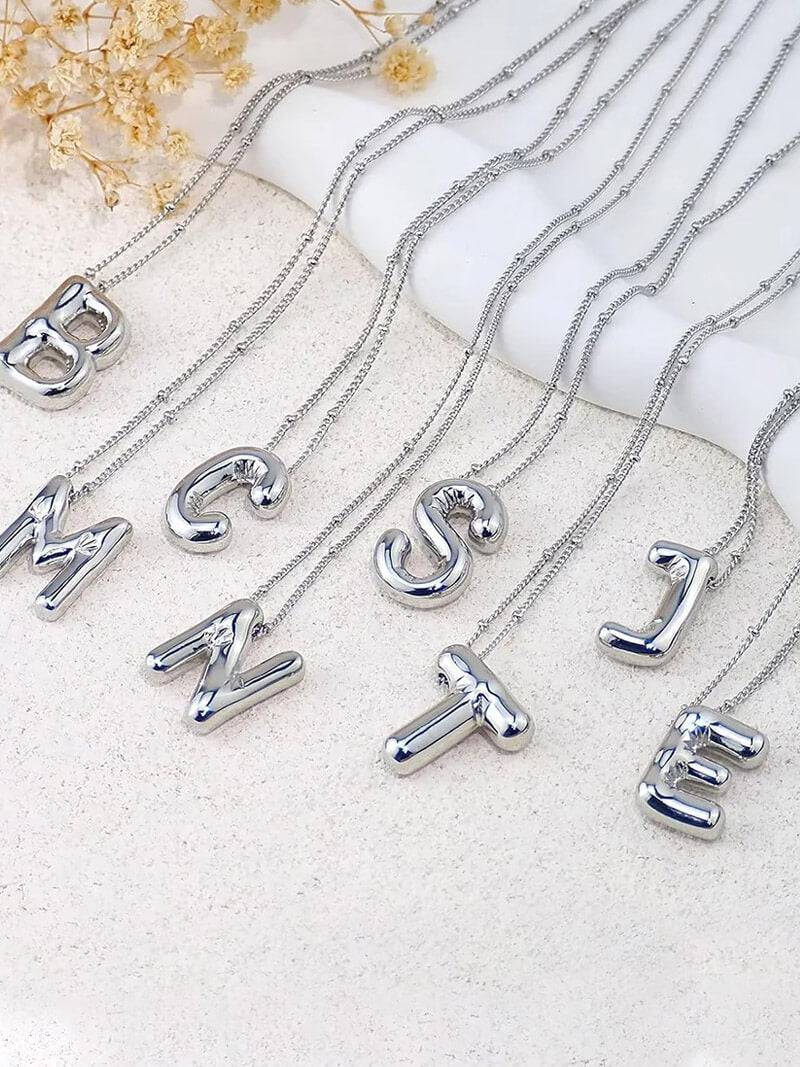 Eveline Initial Pendant Necklace