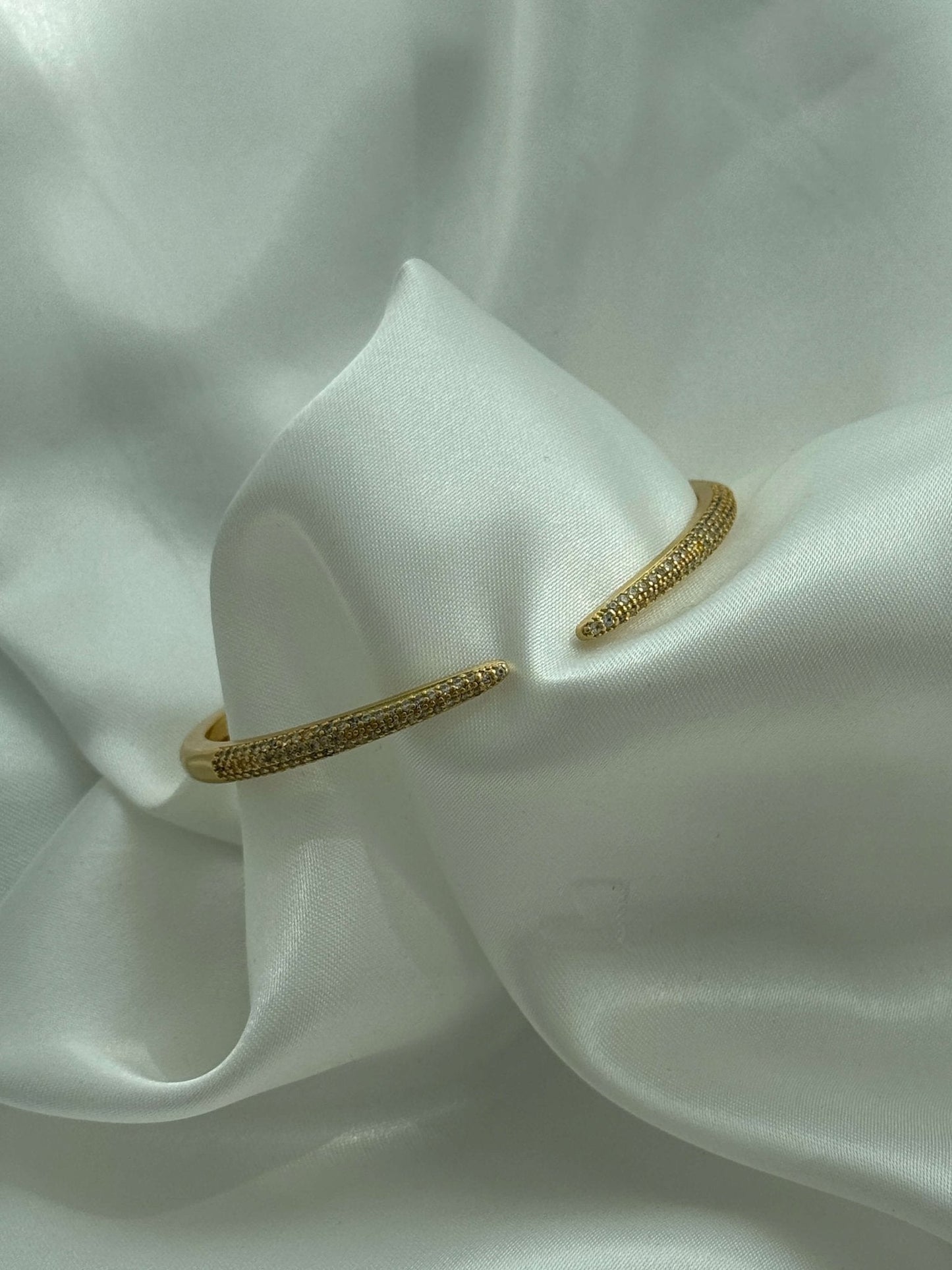 Serenity Gemstone Cuff Bracelet