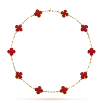 CLOVER NECKLACE 10 DESIGNS | RED