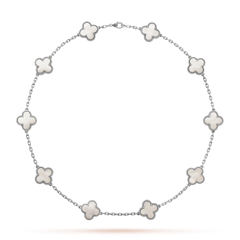 CLOVER NECKLACE 10 DESIGNS | SILVER