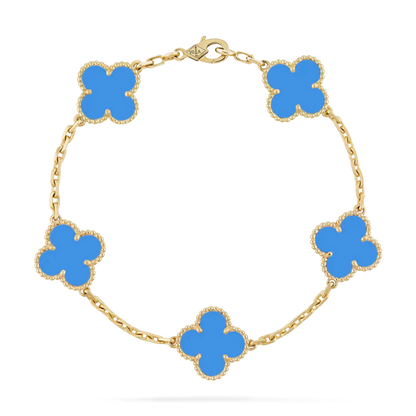 BLUE CLOVER BRACELET