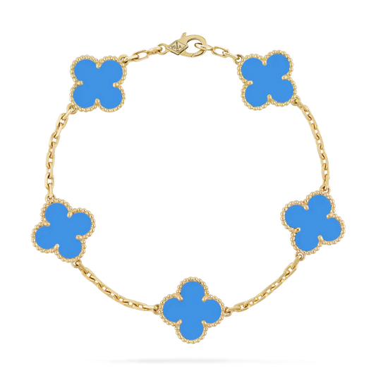 BLUE CLOVER BRACELET