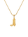 Cowboy Boot Pendant Necklace