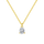 Daphne Pear Cut Zirconia Pendant Necklace