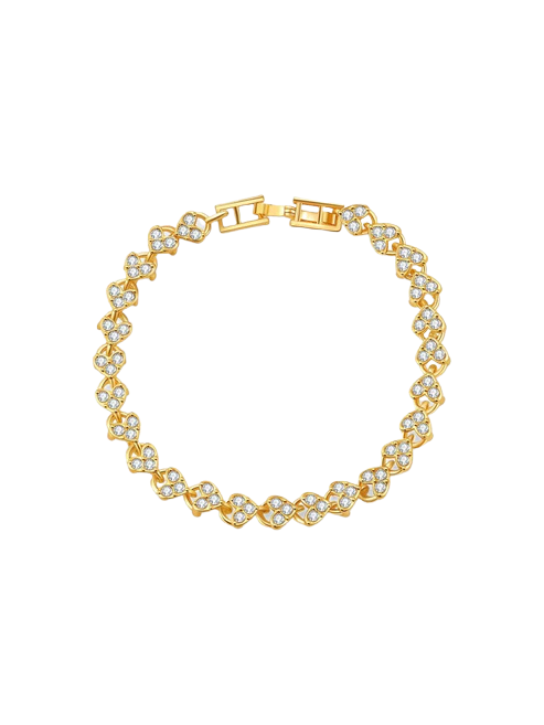Viona Heart Zirconia Tennis Bracelet