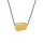 CORD PEBBLE NECKLACE GOLD