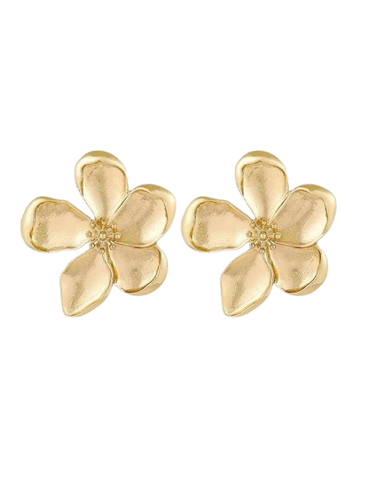 Statement Flower Stud Earrings
