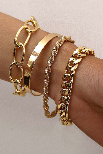 CUBAN NECKLACE SET – 4 DESIGNS