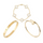 WHITE STACKABLE BRACELET BUNDLE