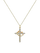 Tabitha Gemstone Cross Pendant Necklace