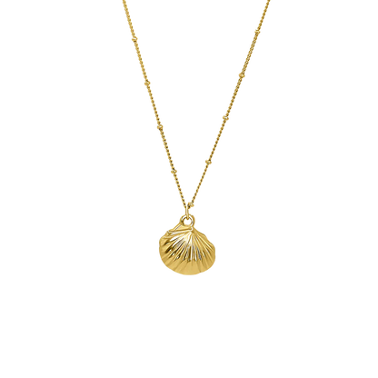 18K GOLD SHELL NECKLACE
