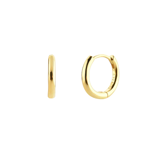 18K GOLD HUGGIES EARRING