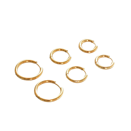 Triple Hoop Earrings Bundle