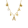 GOLD OCEAN LETTER NECKLACE