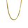GOLD TEXTURED NECKLACE 50MM