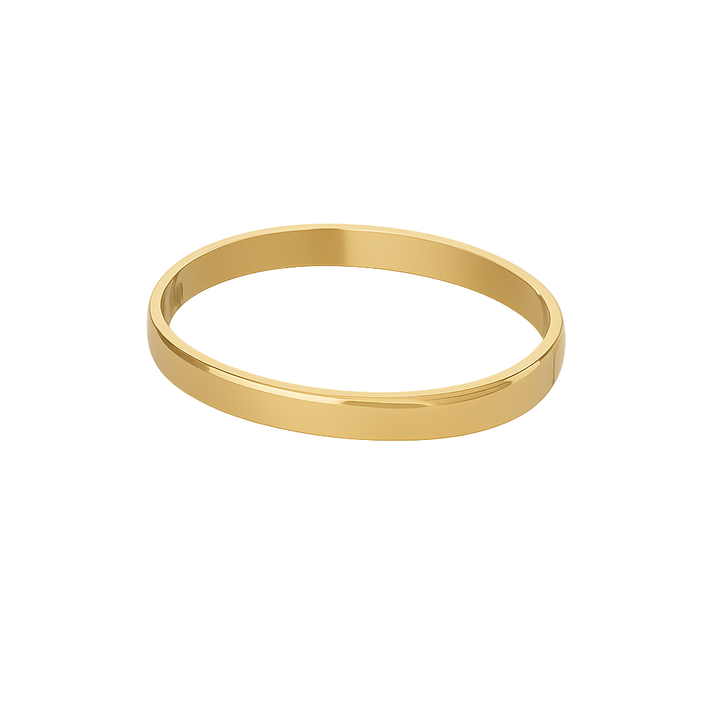 LARGE STACKING BANGLE - GOLD