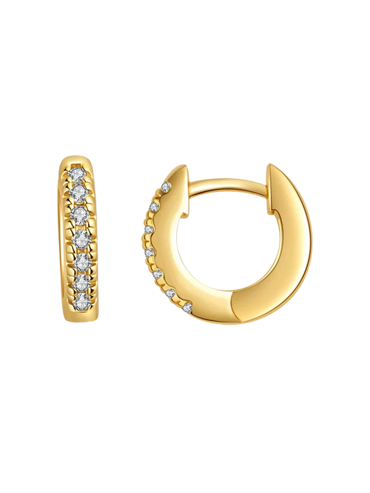 Rhea Zirconia Mini Hoop Earrings