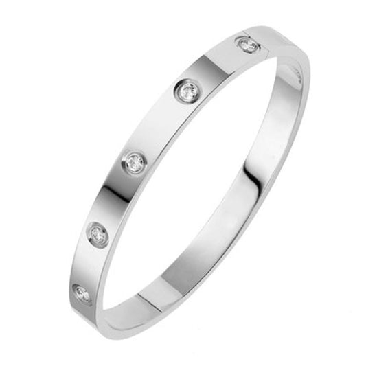 SILVER ETERNITY BRACELET
