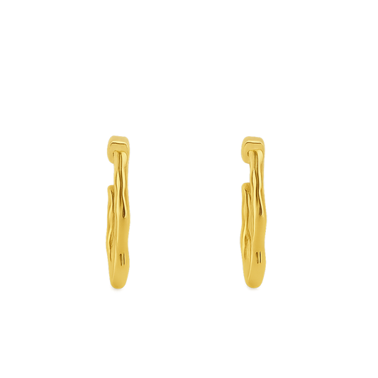 ZEPHYR HOOP EARRINGS - GOLD