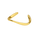 CONTOUR CUFF BRACELET - GOLD