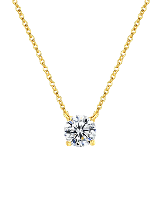 Aralyn Round Zirconia Pendant Necklace
