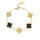DELUXE CLOVER BRACELET – BLACK