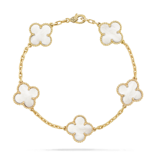 WHITE CLOVER BRACELET