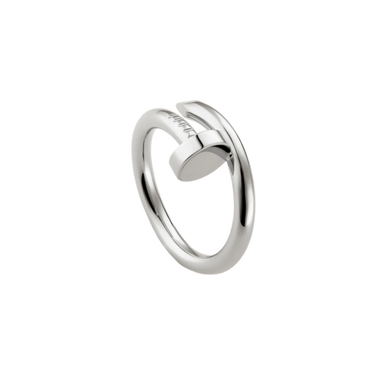 SILVER NAIL RING
