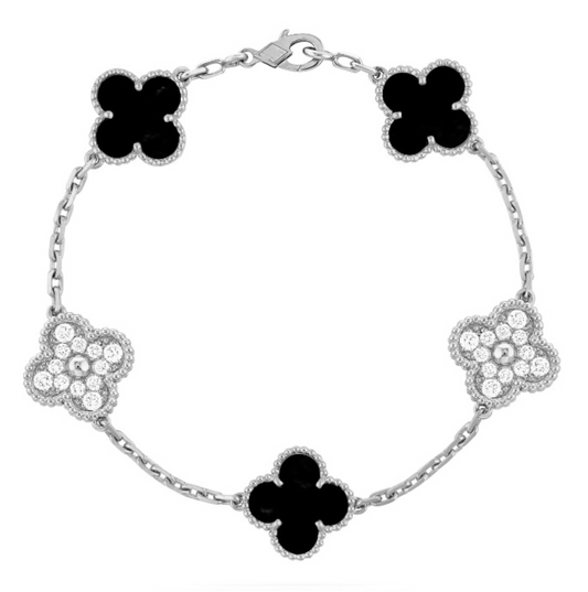 DELUXE CLOVER BRACELET – GREY