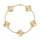 GOLD CLOVER BRACELET