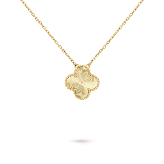 GOLD CLOVER NECKLACE