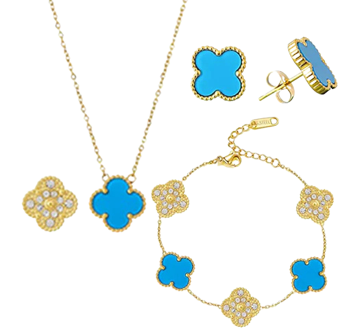 LIONA CLOVER SET BLUE
