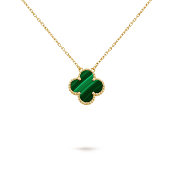 GREEN CLOVER NECKLACE