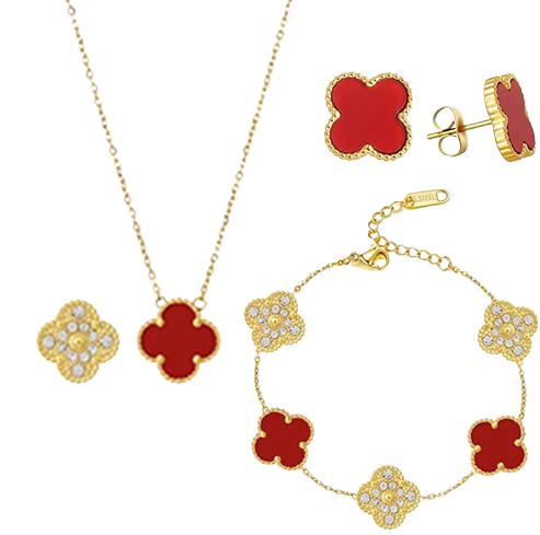 LIONA CLOVER SET RED
