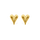 Love Heart Earrings - Gold