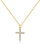 Ariadne Zirconia Cross Pendant Necklace
