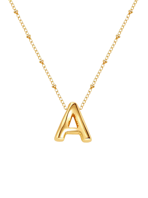 Eveline Initial Pendant Necklace