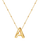 Eveline Initial Pendant Necklace