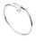 SILVER INDUSTRIAL NAIL BRACELET