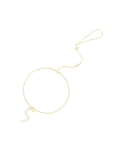 Cora Flower Rhinestone Handchain
