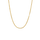 GOLD TEXTURED NECKLACE 2MM