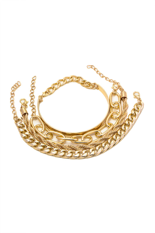 CUBAN NECKLACE SET – 4 DESIGNS