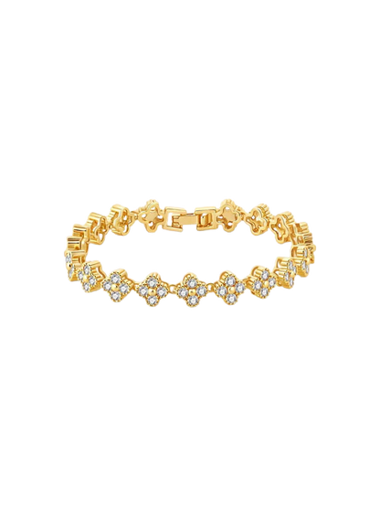Flora Four-Petal Gemstone Bracelet